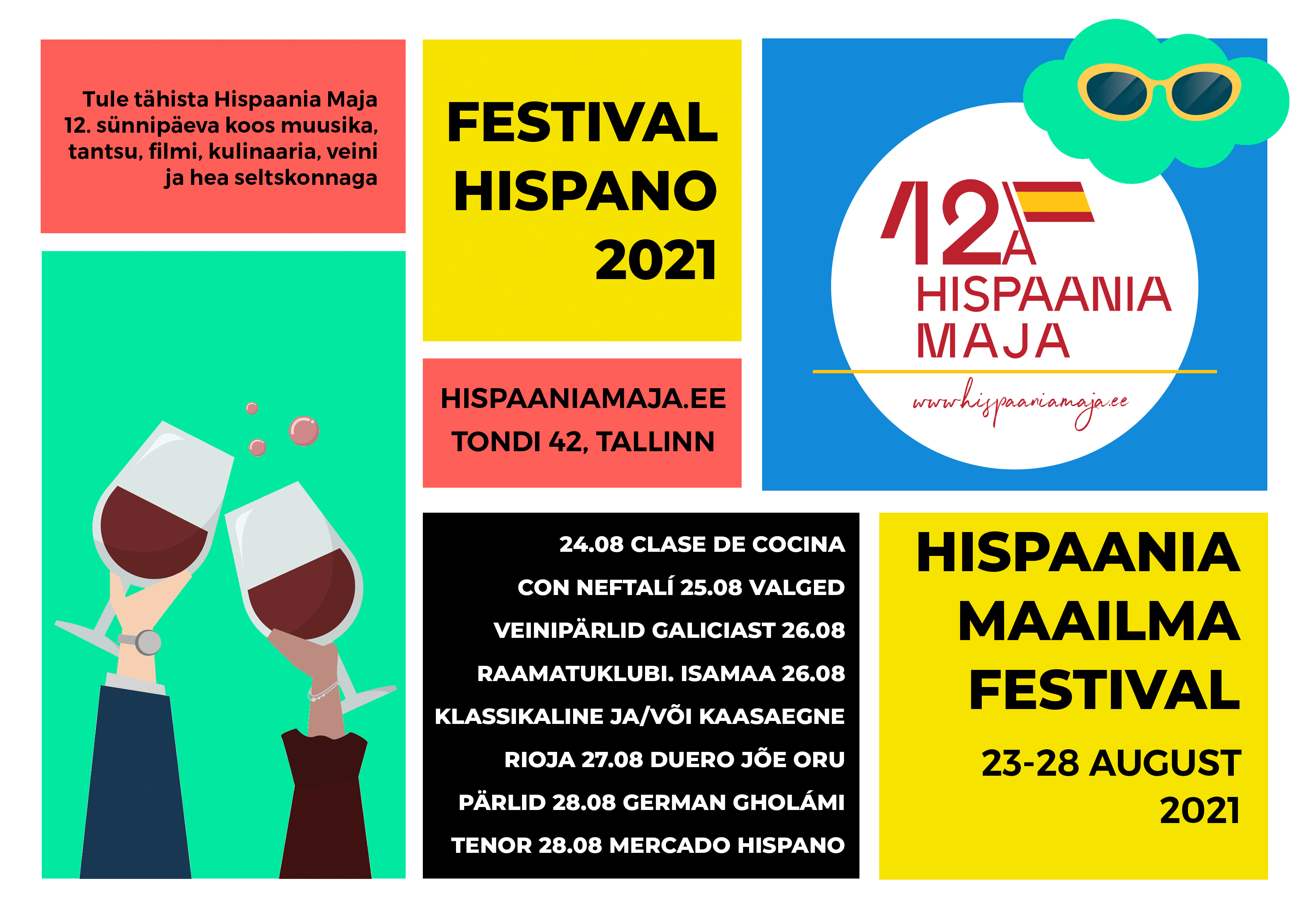 Augustikuu uudised: suvised intensiivkursused ja Hispaania Maailma festival 2021